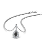 Load image into Gallery viewer, black-diamond-pear-shaped-double-halo-pendant-in-FDPD86826PE(6.0X4.0MM)GBLACK-NL-WG-GS
