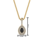 Load image into Gallery viewer, black-diamond-pear-shaped-double-halo-pendant-in-FDPD86826PE(6.0X4.0MM)GBLACK-NL-YG-GS
