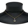 Load image into Gallery viewer, black-diamond-pear-shaped-double-halo-pendant-in-FDPD86826PE(6.0X4.0MM)GBLACK-NL-YG-GS