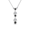 Load image into Gallery viewer, black-diamond-petal-drop-necklace-in-FDPD8598GBLACKANGLE2-NL-WG