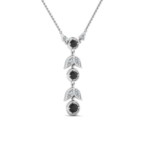 black-diamond-petal-drop-necklace-in-FDPD8598GBLACKANGLE2-NL-WG