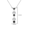 Load image into Gallery viewer, black-diamond-petal-drop-necklace-in-FDPD8598GBLACKANGLE2-NL-WG