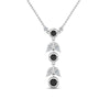 Load image into Gallery viewer, black-diamond-petal-drop-necklace-in-FDPD8598GBLACKANGLE2-NL-WG