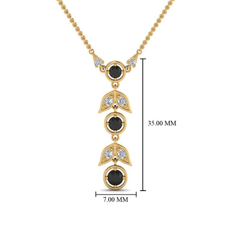 black-diamond-petal-drop-necklace-in-FDPD8598GBLACKANGLE2-NL-YG