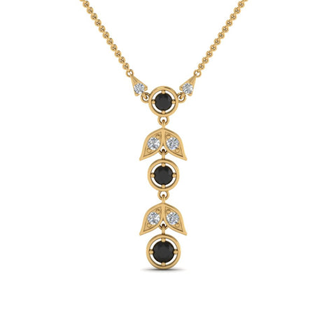 black-diamond-petal-drop-necklace-in-FDPD8598GBLACKANGLE2-NL-YG