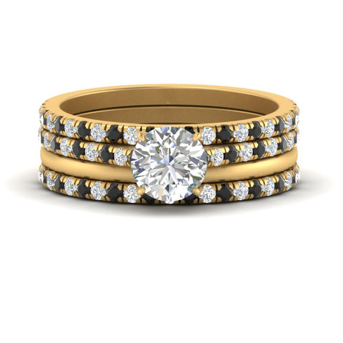 black-diamond-ring-with-multi-stack-band-in-FD9918ROGBLACK-NL-YG