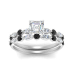 Load image into Gallery viewer, black-diamond-round-and-marquise-asscher-bridal-wedding-rings-in-white-gold-FD9398AS1GBLACKANGLE5-NL-WG_1b505f52-6a32-40e9-8a2c-50562ad46298.jpg?v=1756378437