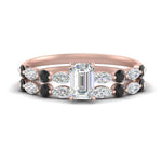 Load image into Gallery viewer, black-diamond-round-and-marquise-emerald-cut-bridal-wedding-rings-in-rose-gold-FD9398EM1GBLACK-NL-RG.jpg?v=1756378473
