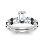 Load image into Gallery viewer, black-diamond-round-and-marquise-emerald-cut-bridal-wedding-rings-in-white-gold-FD9398EM1GBLACKANGLE5-NL-WG.jpg?v=1756378473
