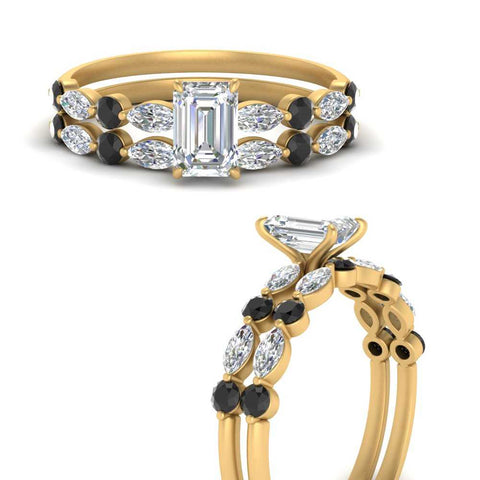 black-diamond-round-and-marquise-emerald-cut-bridal-wedding-rings-in-yellow-gold-FD9398EM1GBLACKANGLE3-NL-YG.jpg?v=1756378473