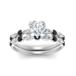 Load image into Gallery viewer, black-diamond-round-and-marquise-heart-bridal-wedding-rings-in-white-gold-FD9398HT1GBLACKANGLE5-NL-WG_9178fc23-ad7f-4bca-bcea-6d164d60630d.jpg?v=1756378512
