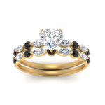 Load image into Gallery viewer, black-diamond-round-and-marquise-heart-bridal-wedding-rings-in-yellow-gold-FD9398HT1GBLACKANGLE5-NL-YG_42db98f6-5ab8-4382-a1f3-9c7bd3946188.jpg?v=1756378513
