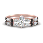 Load image into Gallery viewer, black-diamond-round-and-marquise-marquise-cut-bridal-wedding-rings-in-rose-gold-FD9398MQ1GBLACK-NL-RG.jpg?v=1756378524
