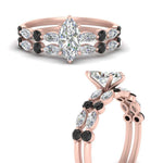 Load image into Gallery viewer, black-diamond-round-and-marquise-marquise-cut-bridal-wedding-rings-in-rose-gold-FD9398MQ1GBLACKANGLE3-NL-RG.jpg?v=1756378524
