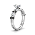 Load image into Gallery viewer, black-diamond-round-and-marquise-pear-bridal-wedding-rings-in-white-gold-FD9398PE1GBLACKANGLE2-NL-WG.jpg?v=1756378573