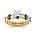 Load image into Gallery viewer, black-diamond-round-and-marquise-princess-cut-bridal-wedding-rings-in-yellow-gold-FD9398PR1GBLACKANGLE5-NL-YG.jpg?v=1756378599
