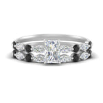 Load image into Gallery viewer, black-diamond-round-and-marquise-radiant-bridal-wedding-rings-in-white-gold-FD9398RA1GBLACK-NL-WG.jpg?v=1756378625
