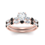 Load image into Gallery viewer, black-diamond-round-and-marquise-round-bridal-wedding-rings-in-rose-gold-FD9398RO1GBLACKANGLE5-NL-RG.jpg?v=1756378650
