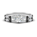 Load image into Gallery viewer, black-diamond-round-and-marquise-round-bridal-wedding-rings-in-white-gold-FD9398RO1GBLACK-NL-WG.jpg?v=1756378650
