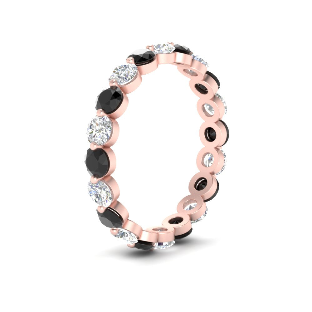 Diamond Single Prong Wedding Eternity Ring 2 Carat