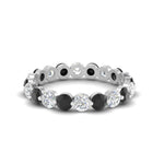 Load image into Gallery viewer, Diamond Single Prong Wedding Eternity Ring 2 Carat
