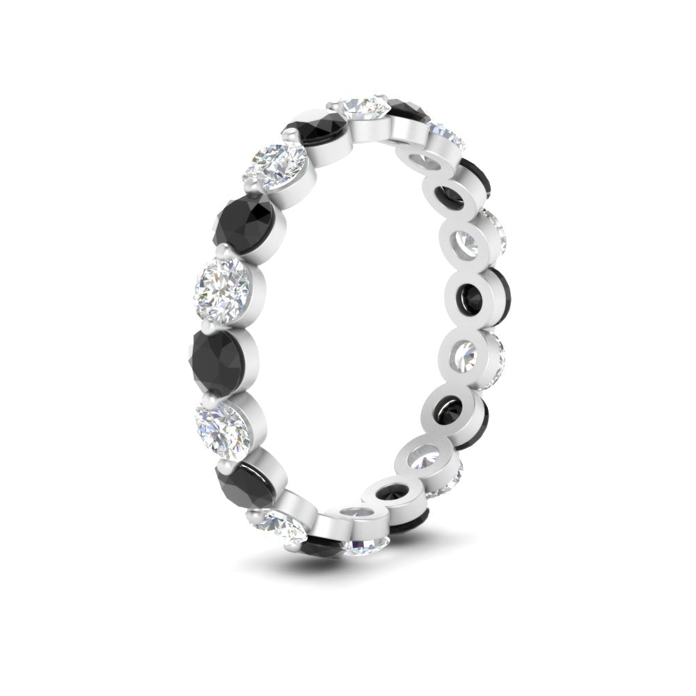 Diamond Single Prong Wedding Eternity Ring 2 Carat