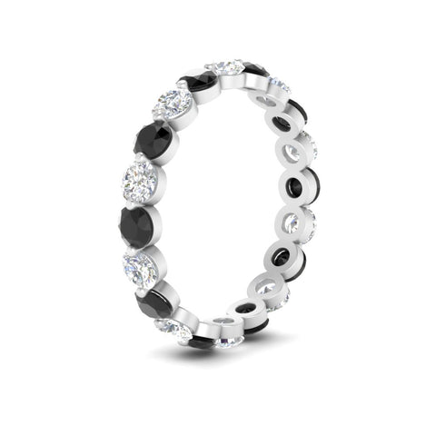 2 Carat Round Cut Shared Prong Eternity Ring