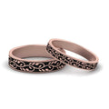 Thumbnail 3 - black-enamel-him-and-her-matching-wedding-band-in-rose-gold-FD9995B-NL-RG.jpg