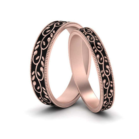 black-enamel-him-and-her-matching-wedding-band-in-rose-gold-FD9995B-NL-RG.jpg