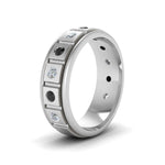 Load image into Gallery viewer, Mens Block Design Engagement Ring
