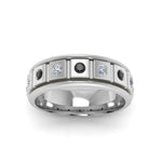 Load image into Gallery viewer, Mens Block Design Engagement Ring
