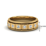 Load image into Gallery viewer, Mens Block Design Engagement Ring
