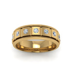 Load image into Gallery viewer, Mens Block Design Engagement Ring
