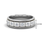 Load image into Gallery viewer, Mens Block Design Engagement Ring
