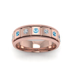 Load image into Gallery viewer, Mens Block Design Engagement Ring
