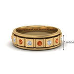 Load image into Gallery viewer, Mens Block Design Engagement Ring
