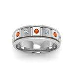Load image into Gallery viewer, Mens Block Design Engagement Ring
