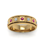 Load image into Gallery viewer, Mens Block Design Engagement Ring
