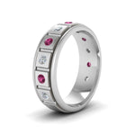 Load image into Gallery viewer, Mens Block Design Engagement Ring
