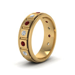 Load image into Gallery viewer, Mens Block Design Engagement Ring
