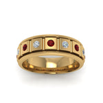 Load image into Gallery viewer, Mens Block Design Engagement Ring
