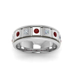 Load image into Gallery viewer, Mens Block Design Engagement Ring
