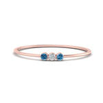 Load image into Gallery viewer, blue-topaz-3-stone-bezel-delicate-ring-in-rose-gold-FD9412RORGICBLTO-NL-RG.jpg
