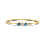Load image into Gallery viewer, blue-topaz-3-stone-bezel-delicate-ring-in-yellow-gold-FD9412RORGICBLTO-NL-YG.jpg
