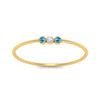 Load image into Gallery viewer, blue-topaz-3-stone-bezel-delicate-ring-in-yellow-gold-FD9412RORGICBLTO-NL-YG.jpg