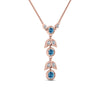 Load image into Gallery viewer, blue-topaz-petal-diamond-drop-necklace-in-FDPD8598GICBLTOANGLE2-NL-RG