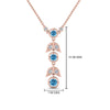 Load image into Gallery viewer, blue-topaz-petal-diamond-drop-necklace-in-FDPD8598GICBLTOANGLE2-NL-RG