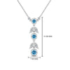 Load image into Gallery viewer, blue-topaz-petal-diamond-drop-necklace-in-FDPD8598GICBLTOANGLE2-NL-WG