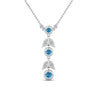 Load image into Gallery viewer, blue-topaz-petal-diamond-drop-necklace-in-FDPD8598GICBLTOANGLE2-NL-WG