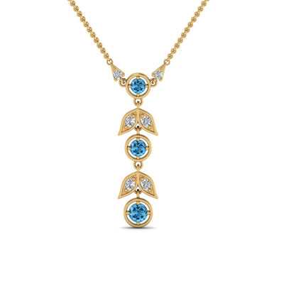 Glamorous Petal Drop Necklace
